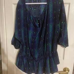 Liz Claiborne snake print tunic